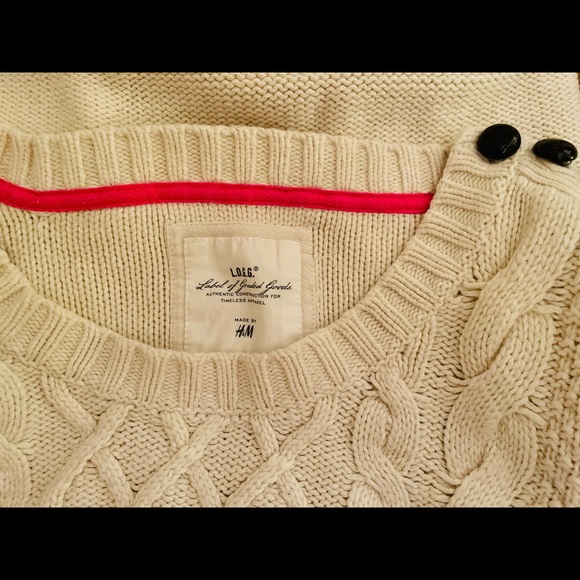 Knitted Cream Sweater - Picture 2 of 5
